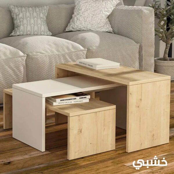 ⁦ترابيزة قهوة بتصميم مودرن - عرض 110 سم Ct-6⁩ - الصورة ⁦4⁩